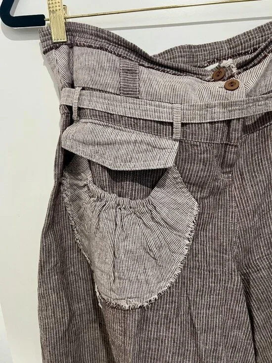 Animale Pinstripe Parachute Pants - Picture 2 of 9